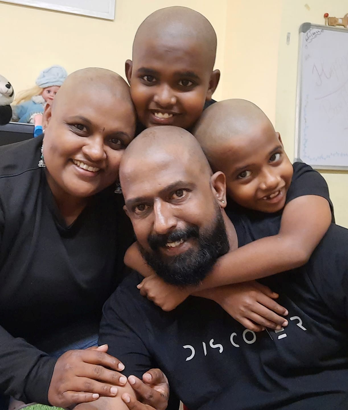 Loving Hearts founders with their children
